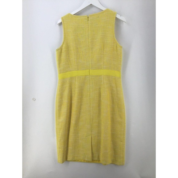 TALBOTS Textured Tweed Sleeveless Sheath Dress - Picture 3 of 12